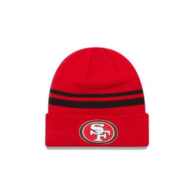 San Francisco 49ers Gorra | New Era NFL Cuff Knit Beanie Mexico - Rojos